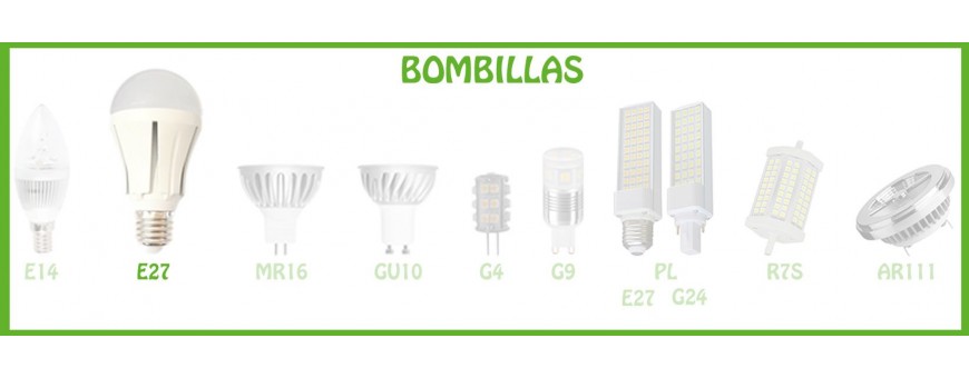 Comprar online BOMBILLAS LED E27 (ROSCA NORMAL): precios y características